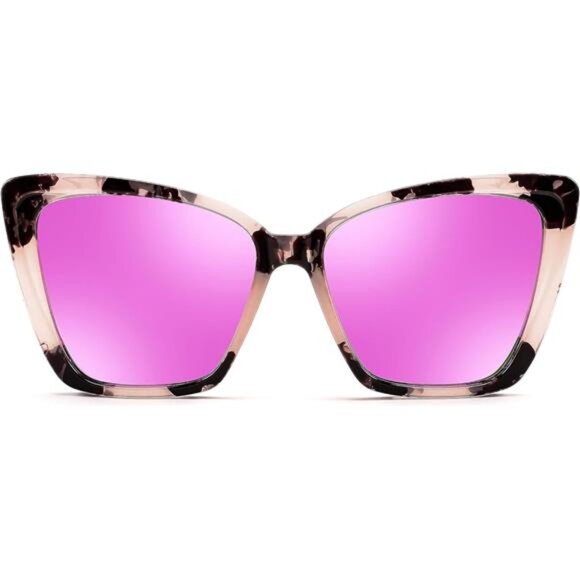 Womens Polarized Cat Eye Sunglasses Retro Square UV400 Fashion Shades Vintage main image 4